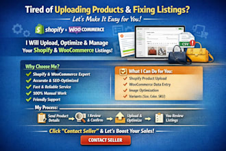do shopify product upload product listing woocommerce product data entry