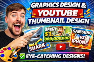 design eye catching youtube thumbnails to boost CTR