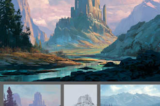 create environment concept art