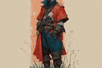 do dnd character art illustration commissions