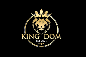 create awesome and gorgeous luxury lion logo design