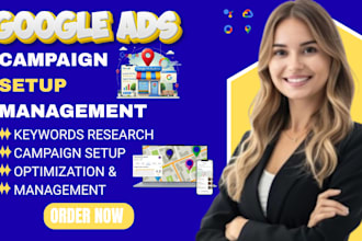 create setup optimize and manage google ads adwords ppc campaign gmc expert