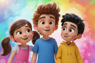 do children book illustration 3d illustration storybook artwork watercolor