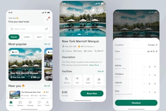 build ai powered hotel booking app, ai trip planner, ticket, flight booking app