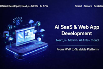 develop your ai saas or ai web app
