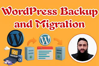 provide wordpress backup and migration services