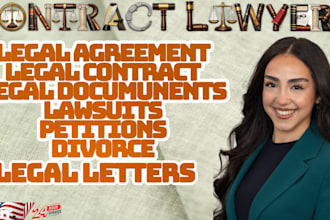 draft and review professional legal agreements and contracts