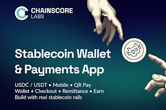 build a stablecoin wallet and payments app with earn on mobile, pay global fiat