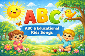 write educational kids songs and abc nursery rhymes