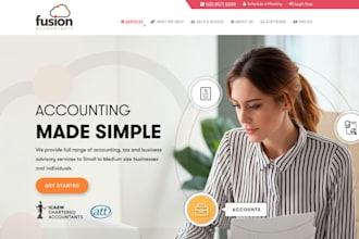 build squarespace bookkeeping website finance accounting website tax firm site