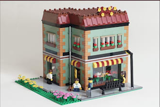build your lego building costume using your logo bricks