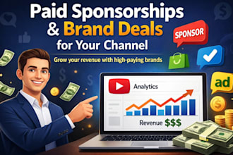 get paid sponsorships and brand deals for youtube creators