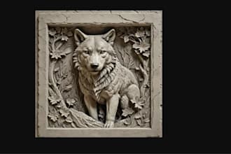 turn 2d image to 3d bas relief, 3d wood carving, laser engraving relief,3d print