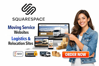 redesign moving service website logistics website household relocation website