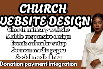 design church website, ministry website, religious website, church donation site