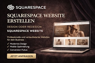 squarespace website erstellen design oder redesign squarespace website