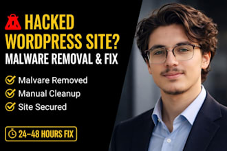professionally remove malware and fix hacked wordpress site