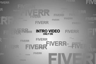create awesome looking typography video