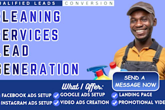 cleaning services leads cleaning services facebook ads google ads video ads