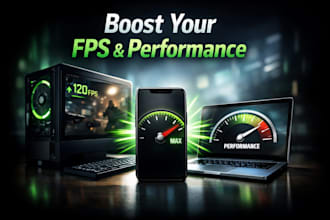 boost any of your device performance and fps in game too