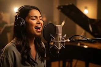 write gospel lyrics, produce an original contemporary gospel and worship
