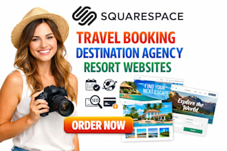 redesign travel booking website destination agency website resort website design
