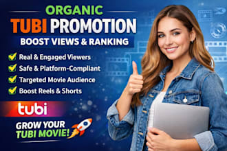 do organic tubi promotion movie ranking, reel short, increase tubi viewers