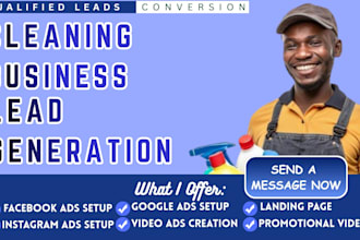 cleaning business leads cleaning business facebook ads google ads video ads