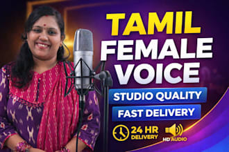 do tamil voiceover, female voice, indian voiceover, narration, and tamil dubbing