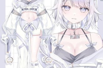 do vtuber models, live2d models, 2d vtuber rigging, and 2d models