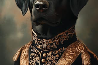 do custom pet portrait
