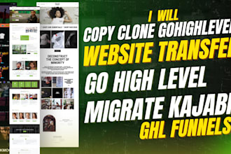 copy clone gohighlevel website transfer go high level migrate kajabi ghl funnels