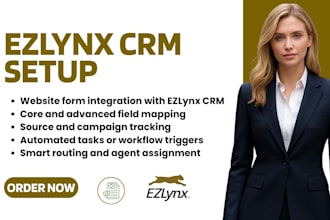 integrate insurance website leads with ezlynx CRM for agencies system workflows