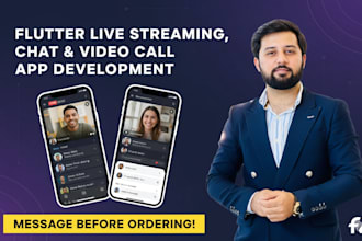 add real time chat and video calls in flutter