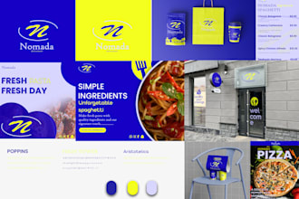 design professional brand visuals and flyers for restaurants