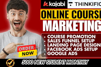 online course promotion, udemy marketing, course sale