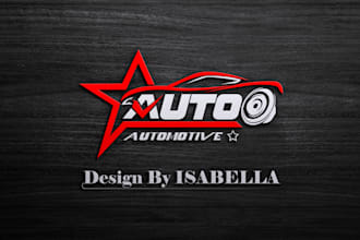 do car professional, racing, repairing, car wash logo