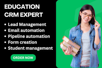 setup education CRM using teachworks, tutorcruncher, kajabi CRM, learndash
