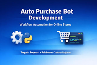 develop a professional auto purchase bot for target, popmart