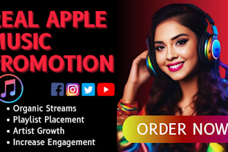do organic apple music promotion and itunes music promotion via apple playlist