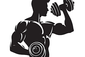 design a unique physical fitness brand logo