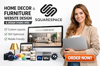design home decor website furniture display website design studio website