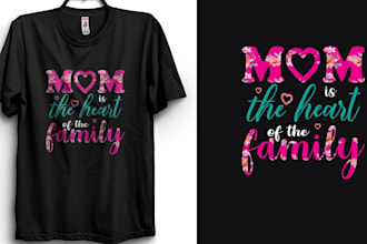 do custom t shirt, typography and minimalist t shirt design