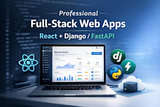 build a modern web application using react and django