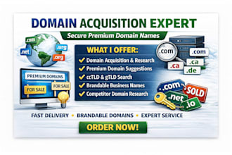 do domain acquisition and secure premium domain names across cctld and gtld