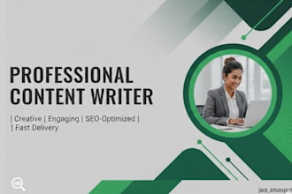 write high converting product description and creative content