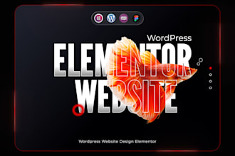 design custom elementor wordpress website