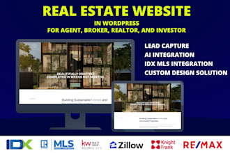 do lead capture realtor, agent real estate website, idx mls CRM integration