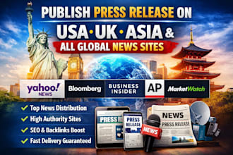 publish press release on USA UK asia and all global news sites