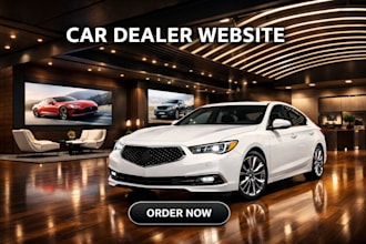 professional car rental website car dealership website chauffeur website